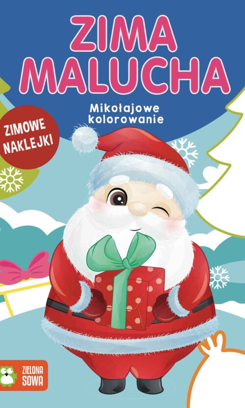Zima malucha. Mikołajowe kolorowanie